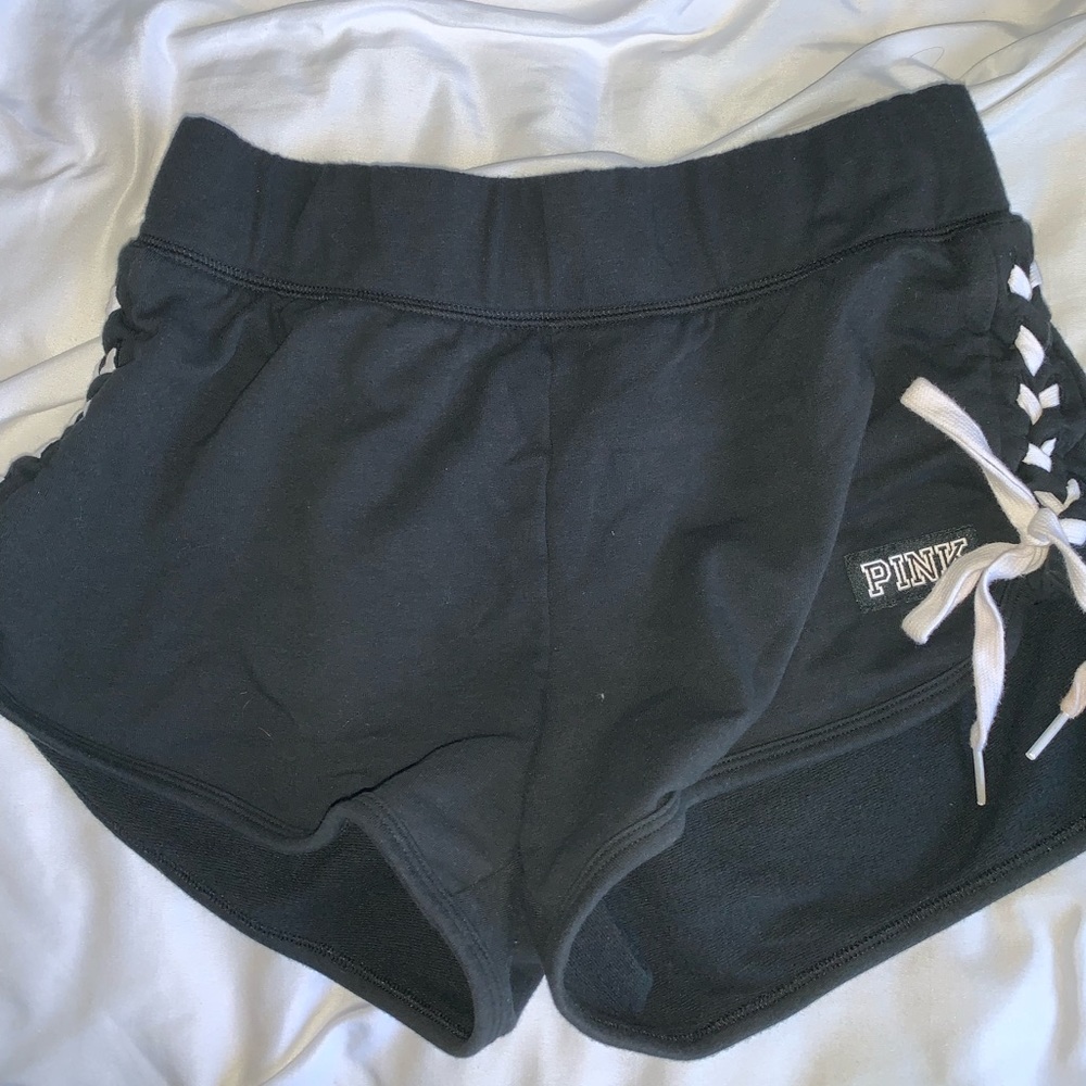 PINK short, tie-up shorts